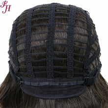 Load image into Gallery viewer, FH P13615 brown color wavy synthetic wig