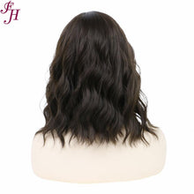 Load image into Gallery viewer, FH P13615 brown color wavy synthetic wig