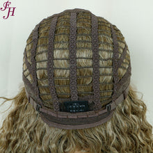 Load image into Gallery viewer, FH P13825 T part lace deep curly synthetic hair wig