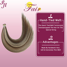 FH high quality P4-27 highlight hand-tied weft hair extensions