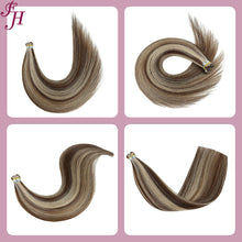 FH high quality P4-27 highlight hand-tied weft hair extensions