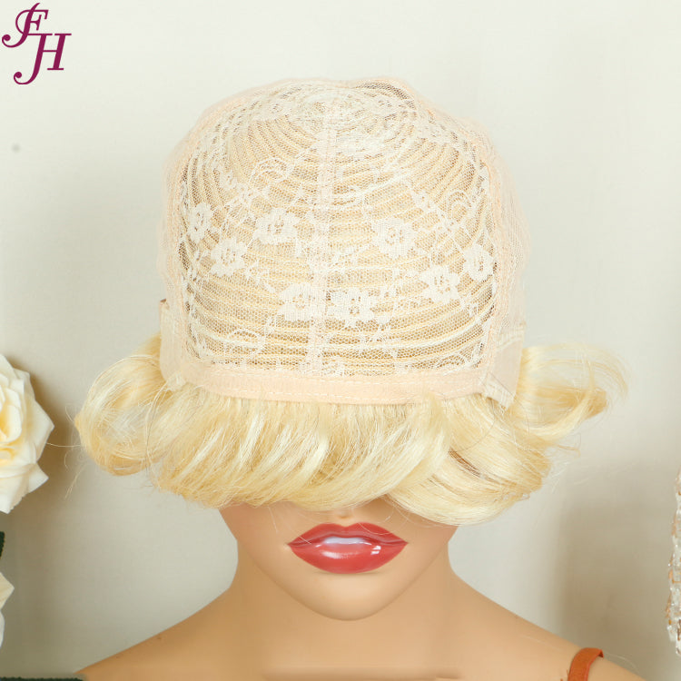 【Nikita】FH Q15726 613 blonde pixie cut machine made human hair wig