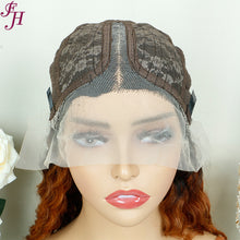 【Nikita】FH Q15731 deep curly T part lace human hair wig