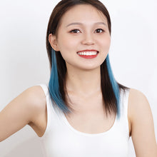 FH 2pcs one set multi colors ombre human hair clip in hair extensions