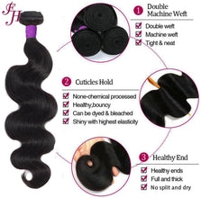 FH one piece 100% virgin human hair body wave hair bundles
