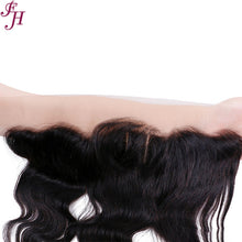 FH human hair body wave 13x4 hair lace frontal