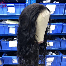 FH customized human hair wig hd lace body wave 13x4 lace frontal wig