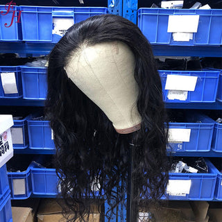 FH customized human hair wig hd lace body wave 13x4 lace frontal wig