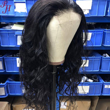 FH customized human hair wig hd lace body wave 13x4 lace frontal wig