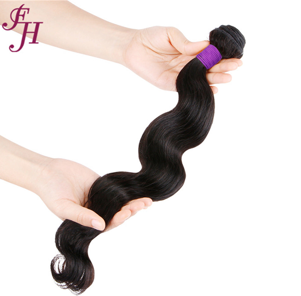 FH one piece 100% virgin human hair body wave hair bundles
