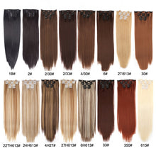 FH factory price natural black human hair clip in hair extensions 8pcs one set
