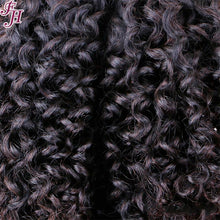 FH three pieces brazilian deep curly human hair bundles