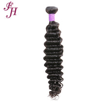 FH one piece cuticle aligned hair deep wave human hair bundle