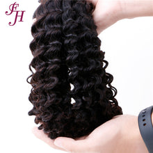 Load image into Gallery viewer, FH one piece cuticle aligned hair deep wave human hair bundle