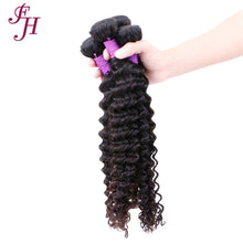 FH three pieces deep wave human hair bundles
