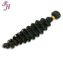 FH one piece real remy virgin deep wave human hair bundles