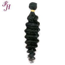 FH one piece real remy virgin deep wave human hair bundles