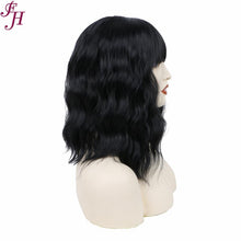 no10 ✨2PCS 50% OFF✨FH P13613 natural black wavy synthetic wig