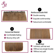 FH top quality original hair weave bone straight hair bundle