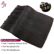 Load image into Gallery viewer, FH wholesale bone straight hair bundlenatural black human hair bundle