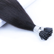 FH fast delivery natural black human hair i tip hair extensions