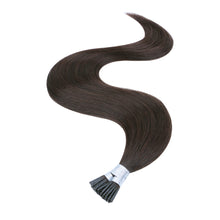 Load image into Gallery viewer, FH wholesale original human hair dark brown i tip hair extensions