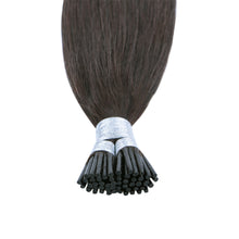 Load image into Gallery viewer, FH wholesale original human hair dark brown i tip hair extensions