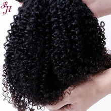 FH one piece cuticle aligned hair weaving kinky curly hair bundles