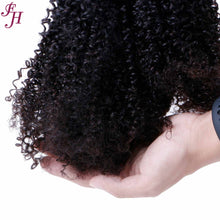 FH one piece cuticle aligned hair weaving kinky curly hair bundles
