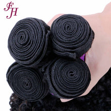 FH one piece cuticle aligned hair weaving kinky curly hair bundles