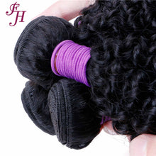 FH one piece cuticle aligned hair weaving kinky curly hair bundles