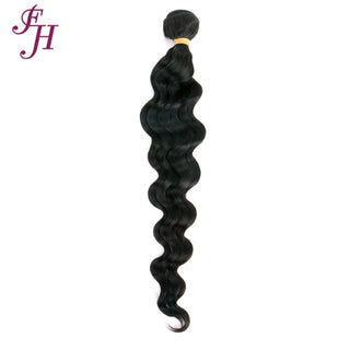 FH one piece malaysian loose deep wave hair bundles