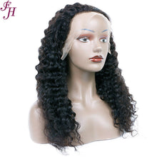 Load image into Gallery viewer, FH high density 13x4 HD lace front wig loose deep raw virgin human hair wig