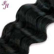 FH one piece malaysian loose deep wave hair bundles