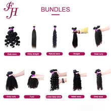 FH one piece malaysian loose deep wave hair bundles