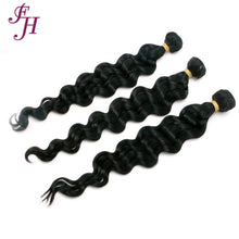 FH one piece malaysian loose deep wave hair bundles