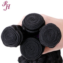 Load image into Gallery viewer, FH three pieces loose deep wave human hair bundles