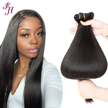Load image into Gallery viewer, FH wholesale bone straight hair bundlenatural black human hair bundle