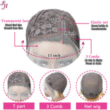 Load image into Gallery viewer, FH wholesale ombre color 1B&amp;27 short hair human hair wig