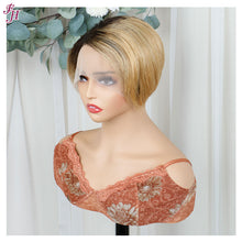 FH wholesale ombre color 1B&27 short hair human hair wig