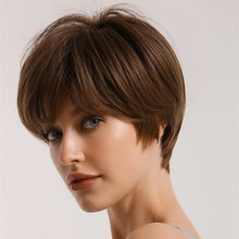 FHTK FH-WS3040 #10B:12B short pixie bang hair synthetic wig