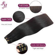 Load image into Gallery viewer, FH wholesale bone straight hair bundlenatural black human hair bundle