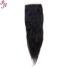 FH human hair 5x5 straight hair lace closure