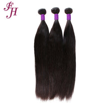 FH three pieces raw cambodian virgin straight hair bundle
