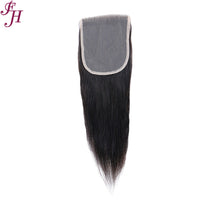 FH human hair 5x5 straight hair lace closure