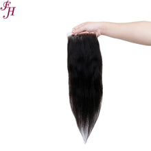 FH human hair 5x5 straight hair lace closure