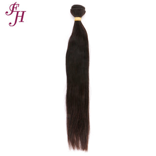 FH one piece natural straight virgin human hair bundles