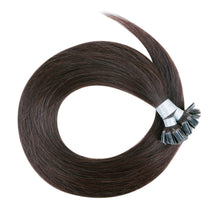 FH factory price dark drown human hair u tip hair extensions