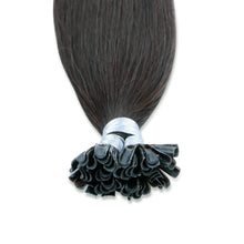 FH factory price dark drown human hair u tip hair extensions