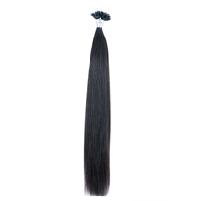 FH wholesale natural black human hair u tip hair extensions